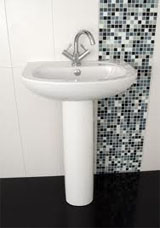 Space Saving Pedestal Basin